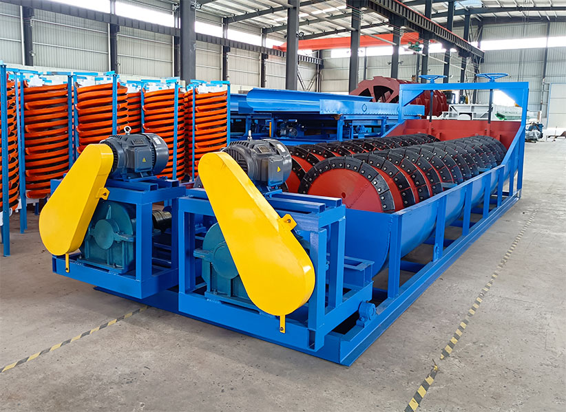 雙螺旋洗砂機(jī)廠家實(shí)拍